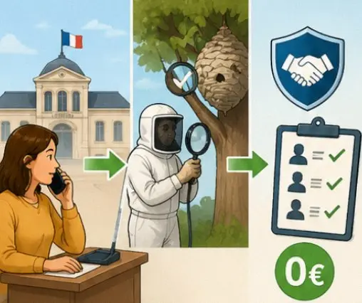 faire enlever un nid de frelon gratuitement